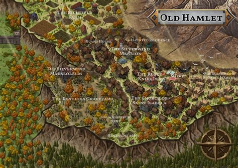 Old Hamlet | City Map | Standalone : r/inkarnate