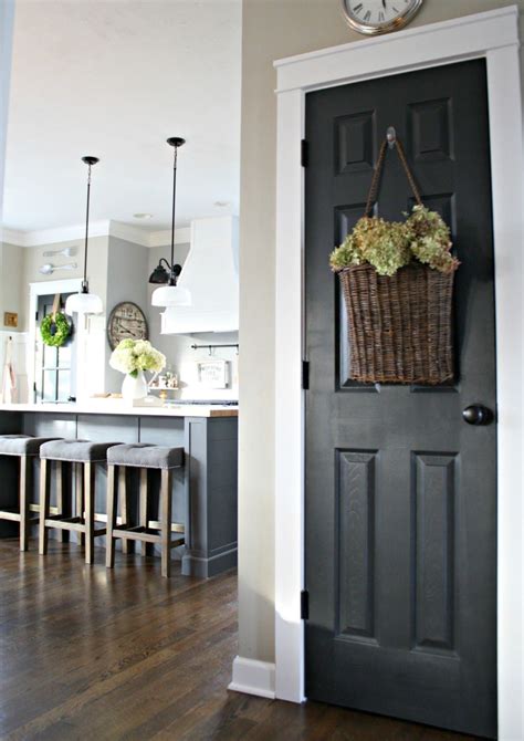 The (surprising) color every room needs ... | Black interior doors, Doors interior, French doors ...