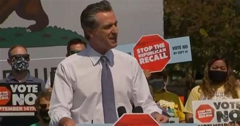 California recall election down to final hours of campaigning - CBS News