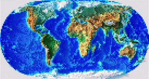 LEGO-style worldmap : lego