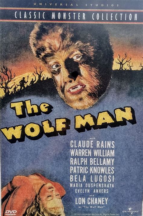 THE WOLF MAN Poster Laminated Print - Etsy