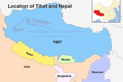 Map Of India Nepal Tibet And Bhutan - Map of world