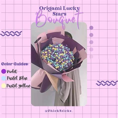 Origami Lucky Stars / Paper Stars Bouquet | Origami lucky star, Paper stars, Origami stars