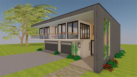 Shipping Container House With Center Floor Plans Patio Home