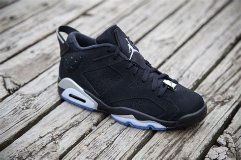 Air Jordan 6 Low Black Chrome Metallic Silver 2015 - Sneaker Bar Detroit