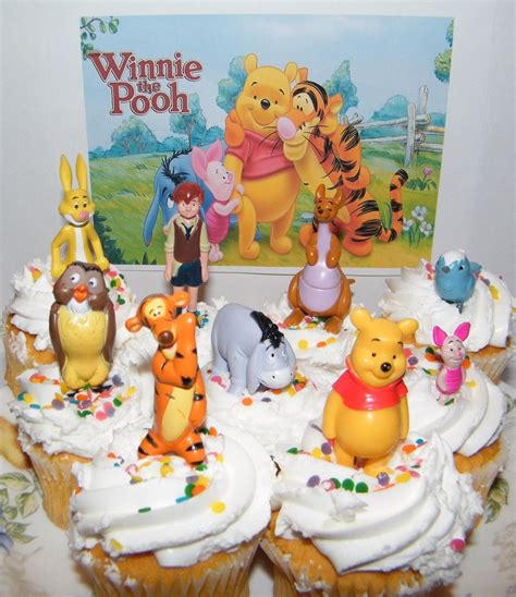 Disney Winnie The Pooh Cake Toppers Set Of 9 Figures With Pooh, Piglet, Eeyore ! | Winnie the ...