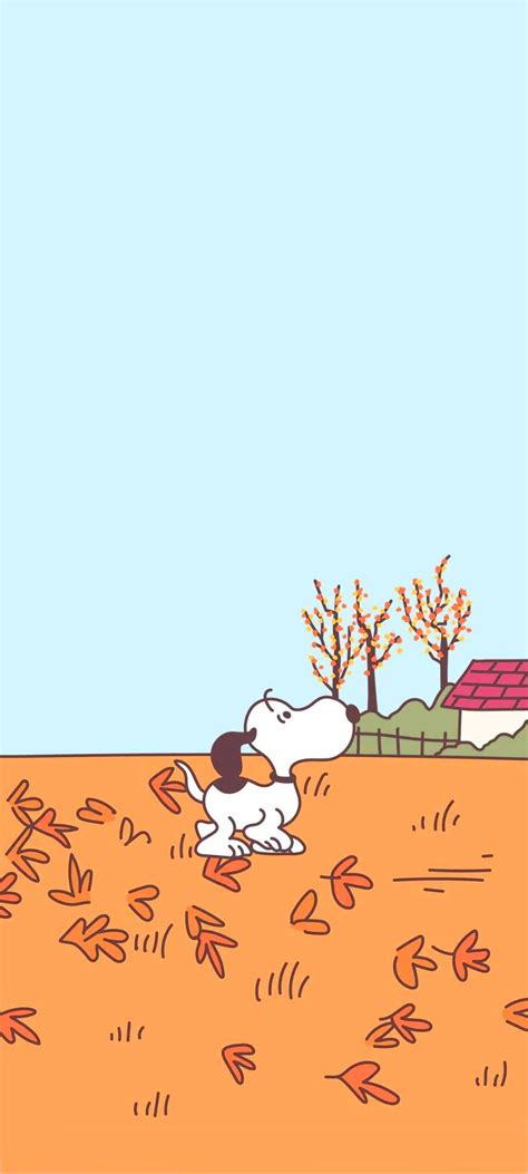 Snoopy Fall Wallpaper - iXpap