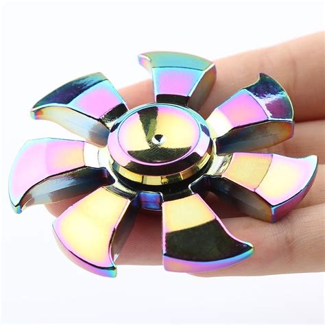 [45% OFF] Rainbow Wheel Stress Relief Toy Fidget Hand Spinner | Rosegal