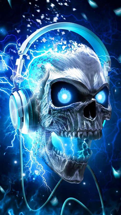 DJ Skulls, rock skull HD phone wallpaper | Pxfuel