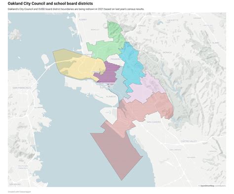 Oakland's Redistricting Commission is redrawing council and school ...