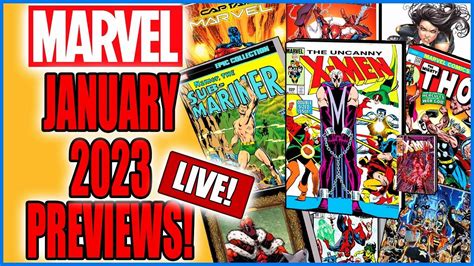 Marvel Comics Previews January 2023 | Omnibus | Epic Collections | Trades | Collected Editions ...