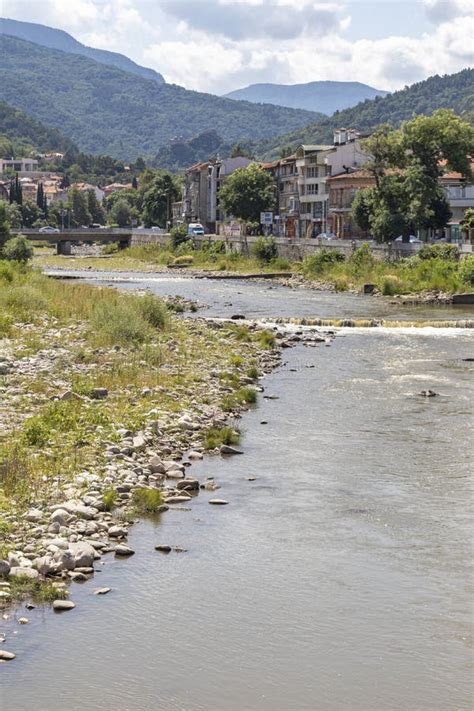 Chepelarska River at Town of Asenovgrad, Bulgaria Editorial Photography ...