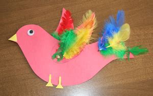 Bird With Feathers Craft | All Kids Network