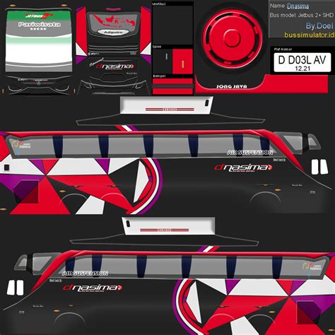 Bus simulator indonesia skin fiji - lokibusiness