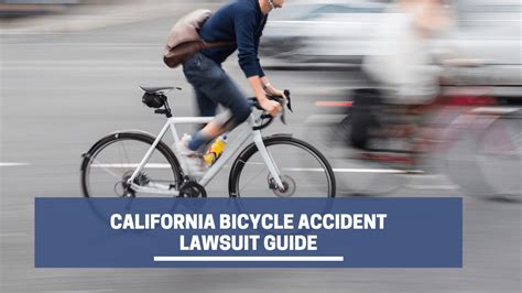 California Bicycle Accident Lawsuit Guide