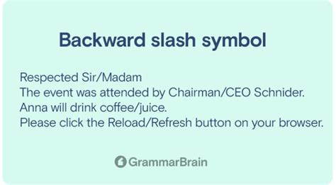 The Slash Symbol (Forward, Backward, Meaning, Examples, Uses ...