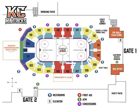 Kansas City Mavericks | Seating Chart