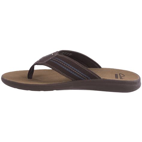 Clarks Beayer Walk Flip-Flops (For Men) - Save 60%