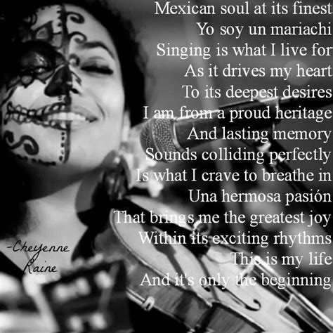 Poem poetry dia de los muertos violin mariachi microphone singing love memory joy beautiful life ...