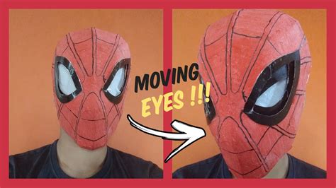 Make your own SPIDER MAN MASK WITH MOVING LENSES | Inspired by @Sean's Crafts | Aavishkar ...