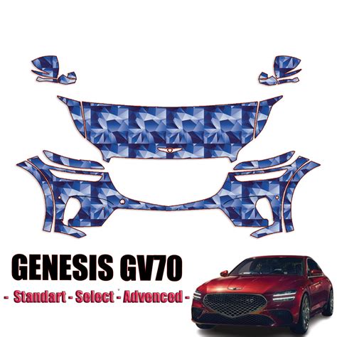 2022-2025 Genesis GV70 Precut Paint Protection Kit - Partial Front