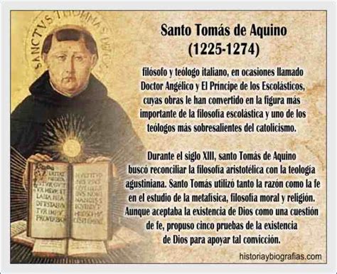 Biografia de Santo Tomás de Aquino: Vida y Aporte Filosofico