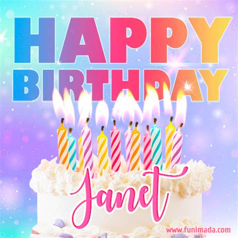 Happy Birthday Janet GIFs - Download on Funimada.com