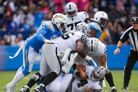 Raiders vs. Chargers second half open thread - Silver And Black Pride