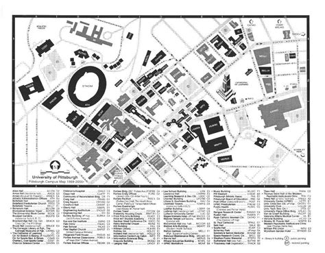 University of Pittsburgh Map