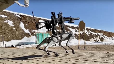 This Submachine Gun-Equipped Robot Dog Goes Full John Wick At Shooting Range