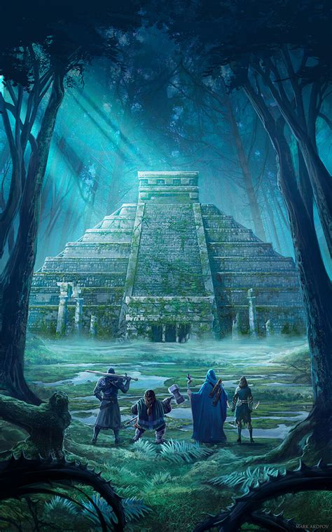 Mayan Temple by Mark Akopov : r/ImaginaryTemples