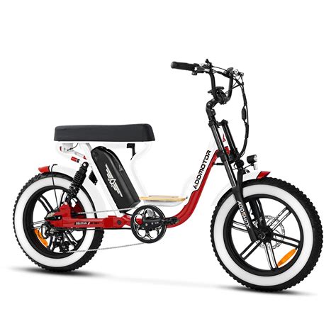 Addmotor Moped-Style Electric Bike, 750W Electric Bicycle with 20Ah ...