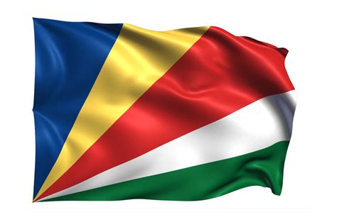 Seychelles Waving flag Realistic Transparent Background 15309692 PNG