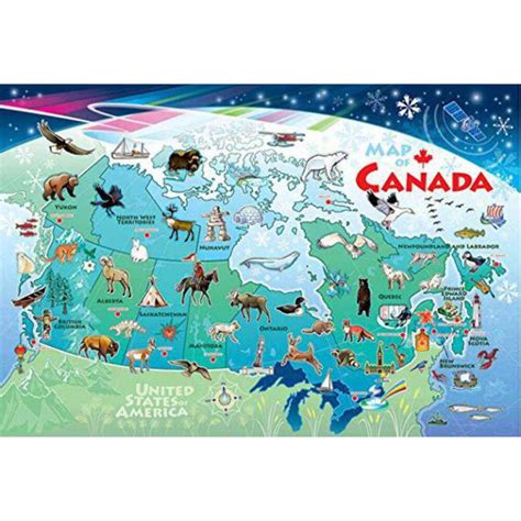 Map of Canada Large Floor Puzzle