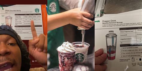 Starbucks Worker Leaks Beverage Recipe Cards