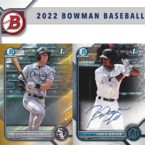 2022 Bowman Baseball Checklist, Set Info, Chrome Details, Boxes