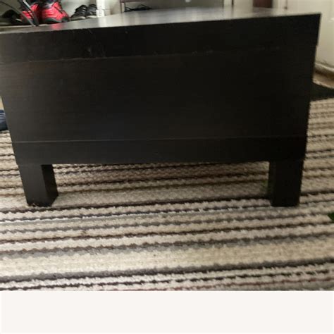 IKEA Black Coffee Table - AptDeco