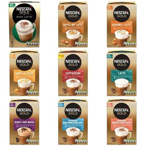 Nescafe Gold Latte Instant Coffee Sachets - Various Flavours (8 Mugs Per Pack) at Rs 600/pack ...