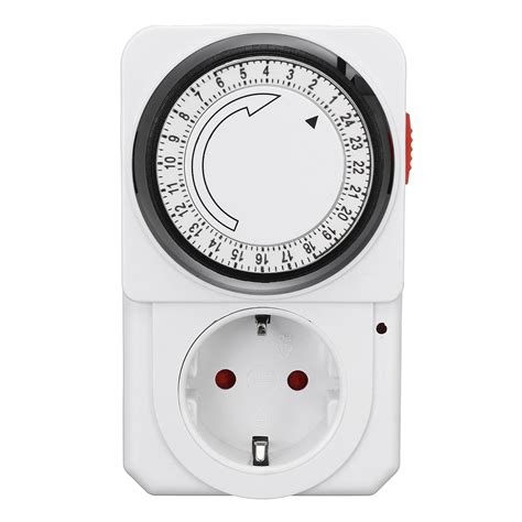 AC 110V 12 Hour Mechanical Plug Switch Timer Socket for Home Appliances ...