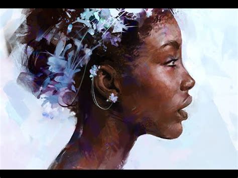 Painting a Digital Portrait in Photoshop - YouTube
