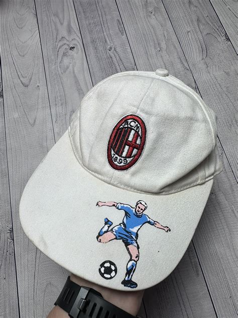 Vintage Vintage soccer cap AC Milan rare | Grailed