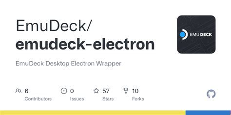 GitHub - EmuDeck/emudeck-electron: EmuDeck Desktop Electron Wrapper