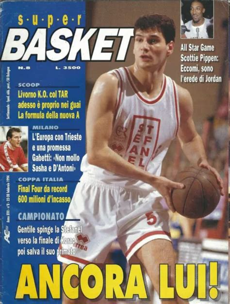 ITALY - 1994 SCOTTIE PIPPEN - CHICAGO BULLS - "Super Basket" - ITALIAN COVER £19.73 - PicClick UK