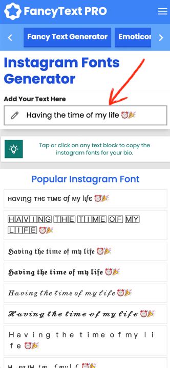 Instagram Fonts Generator 🤩 ℂ𝕠𝕠𝕝 𝕗𝕠𝕟𝕥𝕤 𝒸𝑜𝓅𝓎 𝒶𝓃𝒹 𝓅𝒶𝓈𝓉𝑒