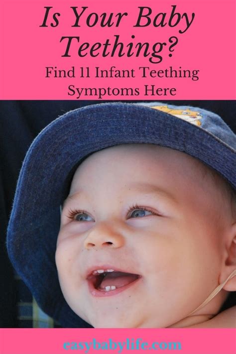 baby teething symptoms - Easy Baby Life