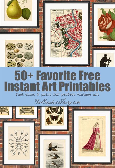 Vintage Free Printable Art - FREE PRINTABLE TEMPLATES