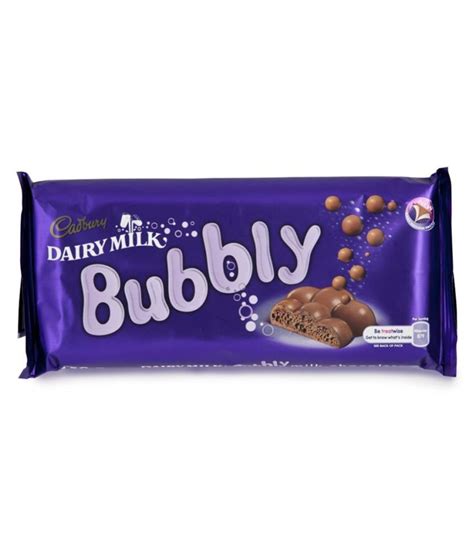 Cadbury Bubbly Tablet Milk Chocolate 210 gm: Buy Cadbury Bubbly Tablet Milk Chocolate 210 gm at ...