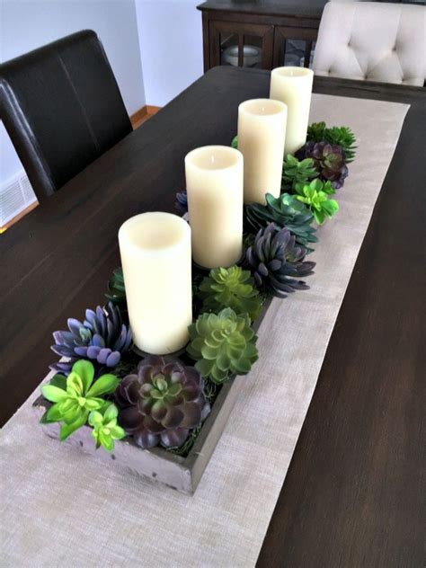 Free Candle Centerpieces For Dining Room Table For Small Space | Home decorating Ideas