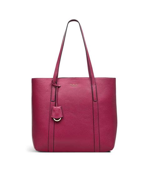 Radley Museum Street Small Open Top Tote Bag in Dark Rose (Purple) | Lyst