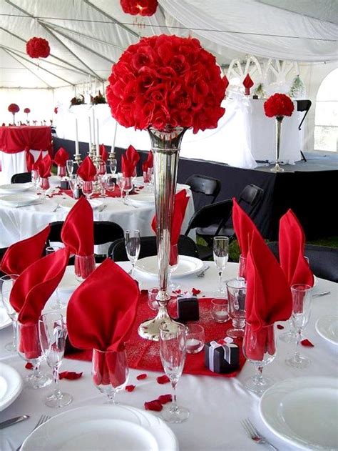 red wedding ideas | Red wedding decorations, Red wedding theme, Red and white weddings